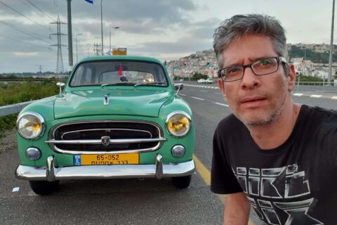 Adventure with a lion on the hood